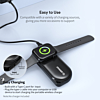 Esoulk Smart Watch Wireless Charging Power Bank (1200 mAh) (BLACK) (Only Ground Shipping)