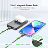 Esoulk Built-In Cable Magnetic Power Bank (5000 mAh / 18W) (BLACK) (Only Ground Shipping)