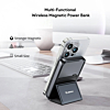 Esoulk Built-In Cable Magnetic Power Bank (5000 mAh / 18W) (BLACK) (Only Ground Shipping)