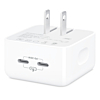 PowerPeak Dual USB-C PD Wall Power Adapter - (WHITE) (35W) (Only Ground Shipping)