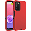 Heavy Duty Case for Galaxy A03S (RED & BLACK) (Only Ground Shipping)