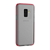 Galaxy A8 2018 Mesh Sport Case- SMOKEY RED (Only Ground Shipping)