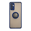 Hard PC Rear / Soft TPU Colorful Border Case with I- ring Holder - Style 2 for Galaxy A82 (Only Ground Shipping)