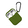 AirPods 1/2 case with Anti - Lost Strap - DARK GREEN (Only Ground Shipping)
