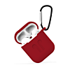 AirPods 1/2 case with Anti - Lost Strap - DARK RED (Only Ground Shipping)