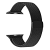 iWatch (38/40/41mm) Milanese Stainless Steel Band - BLACK (Only Ground Shipping)