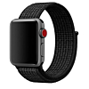 iWatch (38/40/41mm) Nylon Band - BLACK WHITE (Only Ground Shipping)