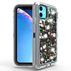 Protective Glitter Liquid Bumper Case - BLACK for iPhone 11 Pro Max (Only Ground Shipping)