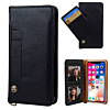 Luxury Leather Wallet Case with Credit Card Slot - BLACK for iPhone 11 Pro Max (Only Ground Shipping)