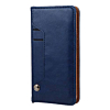 Galaxy A20E Luxury Leather Wallet Case with Credit Card Slot-DARK BLUE (Only Ground Shipping)