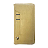 Galaxy S20 Genuine Leather Magnetic Wallet Case with Credit Card Slot - GOLD (Only Ground Shipping)