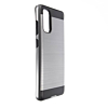 Galaxy S20 Hybrid Metal Brushed Case- GRAY (Only Ground Shipping)