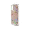 Marble Design Clear Bumper TPU Case - PINK for iPhone XR (Only Ground Shipping)