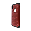 Diamond Rhinestone Dual Layer Hybrid Case - RED for iPhone XR (Only Ground Shipping)