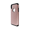 Diamond Rhinestone Dual Layer Hybrid Case - ROSE GOLD for iPhone XR (Only Ground Shipping)