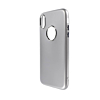 Super Slim TPU Case with Metal Desing Border - WHITE for iPhone XR (Only Ground Shipping)