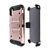 Metallic Rubber Tough Armor Case - ROSE GOLD for iPhone XR (Only Ground Shipping)