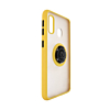 Hard PC Rear / Soft TPU Colorful Border Case with I- ring Holder - Style 1 for Galaxy A20E (Only Ground Shipping)