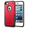 Armor Dual Layer Impact Shockproof Cover - RED for iPhone 5SE / 5S / 5G (Only Ground Shipping)