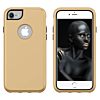 3 Layer Heavy Duty Shockproof Anti-Scratch Case - GOLD for iPhone 8P / 7P / 6SP / 6P (Only Ground Shipping)