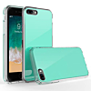 Luxury Back Glass with Ultra Hybrid Air Cushion Technology Case - TEAL for iPhone 8P / 7P (Only Ground Shipping)