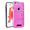 New Hybrid Metal Brushed Case - HOT PINK for iPhone 8P / 7P (Only Ground Shipping)