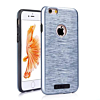 New Hybrid Metal Brushed Case - LIGHT BLUE for iPhone 8P / 7P (Only Ground Shipping)