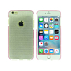 Diamond Pattern Transparent Silicone - WHITE PINK for iPhone 6S / 6G (Only Ground Shipping)
