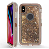 Protective Glitter Liquid Bumper Case Cover - ROSE GOLD for iPhone XS Max (Only Ground Shipping)