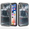 Marble Design BLACK Bumper Shockproof Case - GRAY for iPhone XR (Only Ground Shipping)