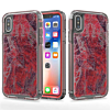 Marble Design BLACK Bumper Shockproof Case - RED for iPhone XR (Only Ground Shipping)