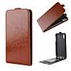 Vertical Leather Wallet Case - BROWN for iPhone XR (Only Ground Shipping)