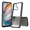 Moto G60 Hybrid Case with Air Cushion Technology - BLACK (Only Ground Shipping)