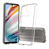 Moto G60 Hybrid Case with Air Cushion Technology - CLEAR (Only Ground Shipping)