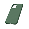 Soft Solid Silicone Case (Full Buttom Cover) - DARK GREEN for iPhone 12 / 12 Pro (Only Ground Shipping)