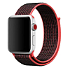 iWatch (42/44/45/49mm) Nylon Band - RED BLACK (Only Ground Shipping)
