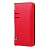 Galaxy A20E Luxury Leather Wallet Case with Credit Card Slot-RED (Only Ground Shipping)