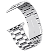iWatch (38/40/41mm) Butterfly Buckle Stainless Steel Wrist Band - SILVER (Only Ground Shipping)