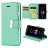 ZTE Blade X Max Z982 Design Wallet with Extra Pocket Case - TEAL GREEN (Only Ground Shipping)