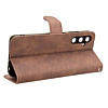 Galaxy A05S Leather Wallet Case with Card Slot - BROWN (Only Ground Shipping)