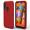 Heavy Duty Case for Galaxy A21 (RED & BLACK) (Only Ground Shipping)