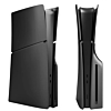 Faceplate Cover (BLACK) (4 Piece Set) for PlayStation 5 Slim Disc Edition (NO LOGO) (Only Ground Shipping)