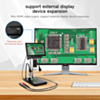 AiXun DM21 5-528X 7-inch HD Display Digital Measurement Microscope with Multimeter Function (Only Ground Shipping)