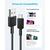 Anker 322 USB A-C Braided Charging Cable (BLACK) (6ft) (60w) (Only Ground Shipping)