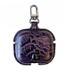 AirPods Pro Fashion Leather Case - PATTERNED PURPLE (Only Ground Shipping)