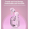 Mini Clear Sport Earbuds - ROSE PINK (Only Ground Shipping)