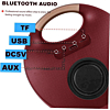 BICONIC Bluetooth Fabric Wireless Speaker - RED (Only Ground Shipping)