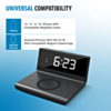 Brookstone Alarm Clock Wireless Charging (BLACK) (Only Ground Shipping)