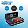 Brookstone Alarm Clock Wireless Charging (BLACK) (Only Ground Shipping)
