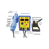 BEST 898D+  Intelligent Leadfree Hot Air Gun with Helical Wind Solder Iron (Only Ground Shipping)
